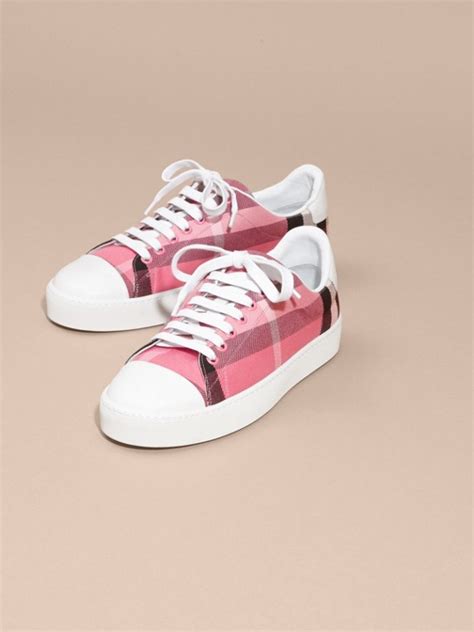 burberry rose pink trainers|children's burberry shoes.